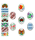 Декоративная пасхальная плёнка "Вышивка" 7 различных мотивов в наборе
