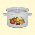 Kochtopf mit Deckel Fruit Paradis  emailliert, 5,5 L