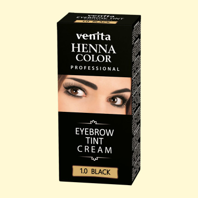 Хна для окрашивания бровей Henna Color Professional 1.0 Черный 15 г