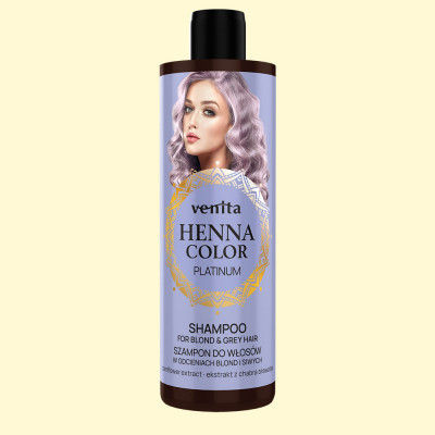 Оттеночный шампунь Henna Colour платиновый 300 мл