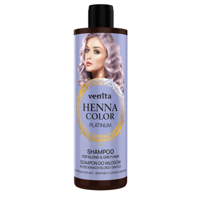 Оттеночный шампунь Henna Colour платиновый 300 мл