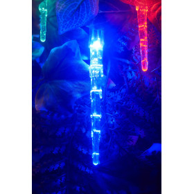 LED гирлянда, Сосульки 16 разноцветных лампочек, 2 м