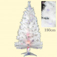 Christmas tree Christmas white, fluffy, with the fibers in each branch, 180 cm