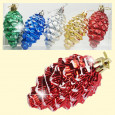 A set of Christmas decorations "Bumps" (5 PCs.), 8 cm,multicolor