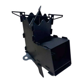 Печь ракетная разборная щепочница высота 25x9x22,4 см, сталь 2 мм