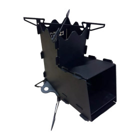 Печь ракетная разборная щепочница высота 25x9x22,4 см, сталь 2 мм