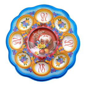 Пасхальная подставка Пасхальная композиция, на 8 яиц  и 1 кулич 24 х 25 см, пластик
