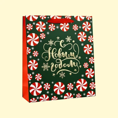 Пакет ламинированный вертикальный - Новогодние чудеса, 30 × 26 × 9 см