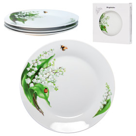 Набор из 3 тарелок Ландыши Ø24 см