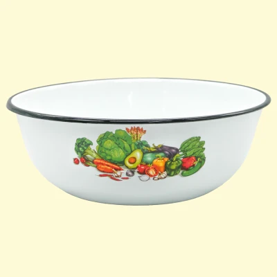 Миска Овощи эмалированная 3,5 л, Ø 26 см
