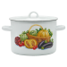Кастрюля эмалированная с крышкой Овощи 3 л