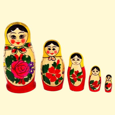 Матрёшка Семёновская M5 11 см