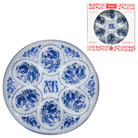 Пасхальная подставка Узор, на 6 яиц,  Ø 18 см, стекло