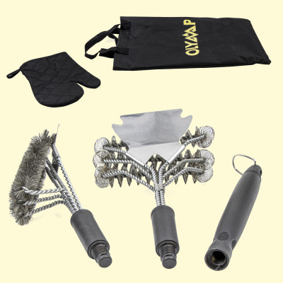 Набор в фирменном мешке: перчатка, щётка со скребком 41 см, щётка со скребком 45 см, сменная ручка