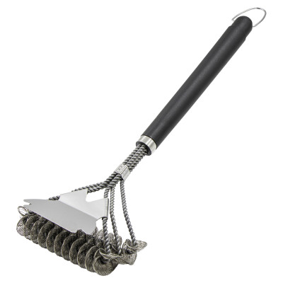 Щётка для гриля со скребком, 45 см