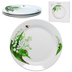 Набор из 3 тарелок Ландыши Ø26,5 см