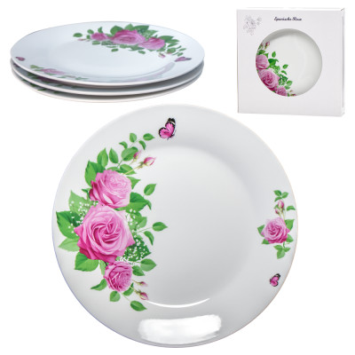 Набор из 3 тарелок Испанская роза Ø24 см