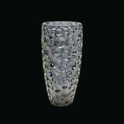 Ваза из темного стекла, 11,5 x 24,5 см