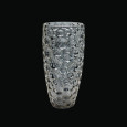 Vase aus dunkel gefärbtem Glas, 11,5 x 24,5 cm