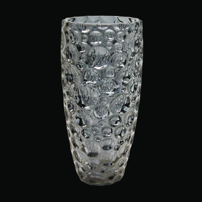 Ваза из темного стекла, 13,5 x 29,3 см