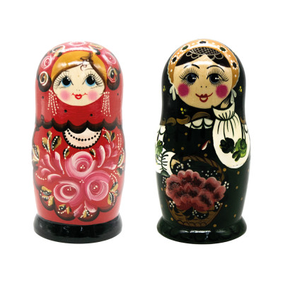 Матрёшка M5, примерный размер - 18 см, различные дизайны