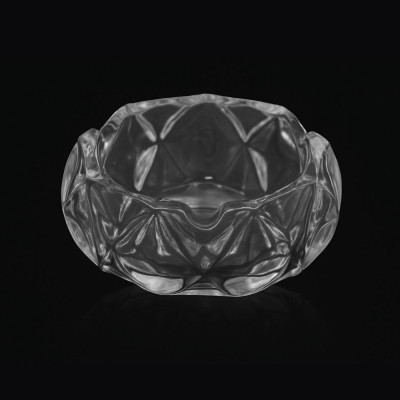 Пепельница из стекла граненая 12 x 5 см