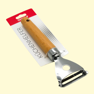 Нож для чистки овощей и фруктов 18 см, дерево, сталь