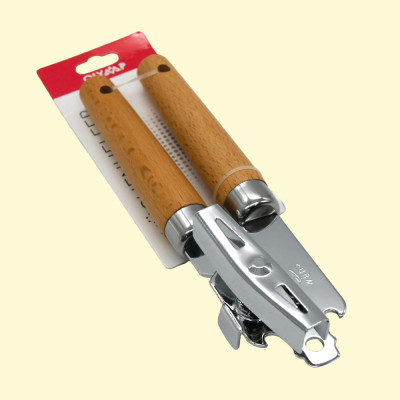 Нож консервный 20 см, дерево, сталь