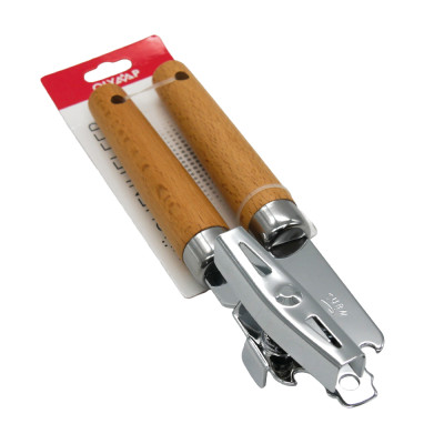 Нож консервный 20 см, дерево, сталь