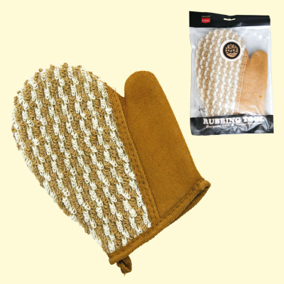 Варежка-мочалка для тела из сизаля, 20 х 17 см