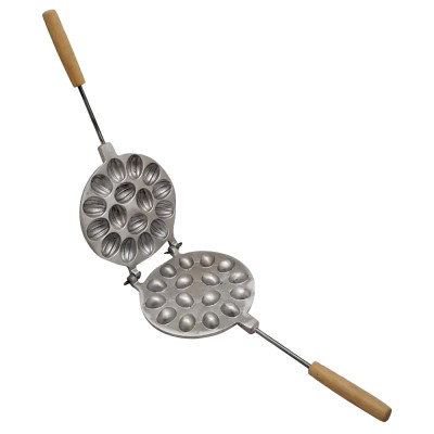 Форма для выпечки печенья Орешки, 16 половинок