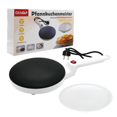 Блинница электрическая погружная Pfannkuchenmeister Ø20 см, 600W, упаковка: 20 × 40 × 6,5 см