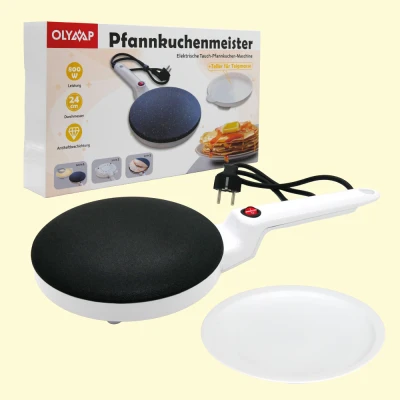 Блинница электрическая погружная Pfannkuchenmeister Ø24 см, 800W, упаковка: 24 × 43,5 × 6,5 см