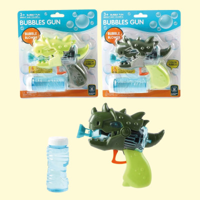 Мыльный пистолет Дино, 2 цвета в ассортименте
