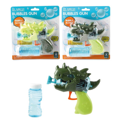 Мыльный пистолет Дино, 2 цвета в ассортименте