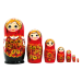 Матрёшка Златолистник M7, пр. 18 см