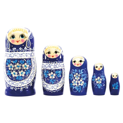 Матрёшка Новый Жемчуг M5, 18 см