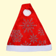 Weihnachtsmütze Сияние снежинки, 39 × 27 cm, Set mit 5 Stück, Rot