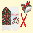 Faltbare Geschenkbox zu Weihnachten С Новым годом!, Gimpel, 12 × 18 × 12 cm