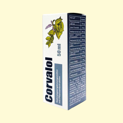 Корвалол, 50 мл, многоязычная упаковка: RU, EN, FR, NL, ES, IT