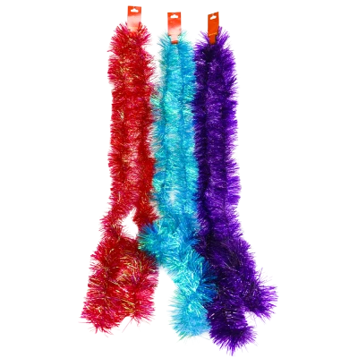 Мишура-Набор 10 шт из фольги, Ø 8 см, 200 см, микс