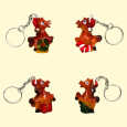 Schlüsselanhänger-Set Jahr des Pferdes 24-tlg, 3 x 2 x 9 cm