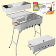 Mangal PICKNICK neu, HLB: 80 x 60 x 33 cm, Edelstahl 0,8 mm, rostfrei.
