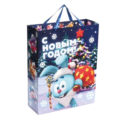 Пакет ламинированный вертикальный - Смешарики, 31 × 40 × 11,5 cm