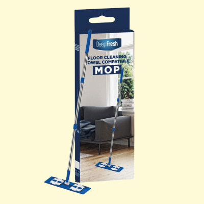 DEEP FRESH Швабра с системой крепления для влажных салфеток Deep Fresh, 1 шт
