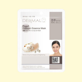 DERMAL тканевая маска для лица с коллагеном и жемчугом, 23 г