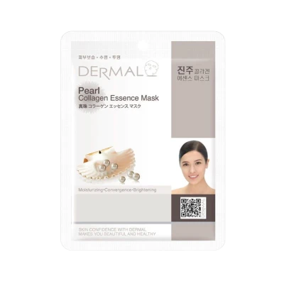DERMAL тканевая маска для лица с коллагеном и жемчугом, 23 г