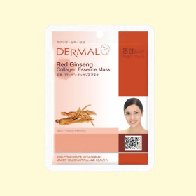DERMAL тканевая маска для лица с коллагеном и женьшенем, 23 г