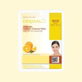 DERMAL тканевая маска для лица с коллагеном и витаминным комплексом, 23 г