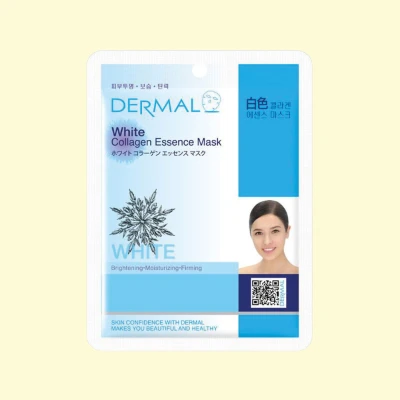 DERMAL тканевая маска для лица с коллагеном и белой шелковицей, 23 г